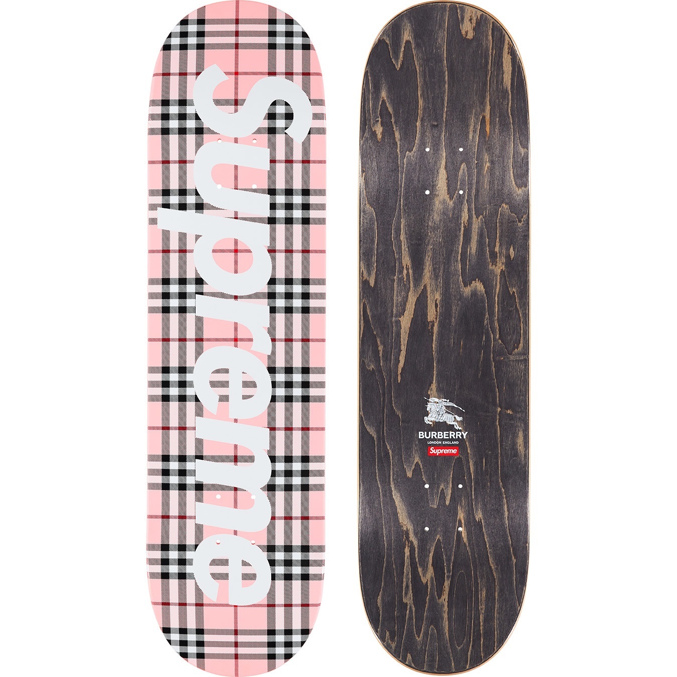 Supreme®/Burberry® Skateboard view 3